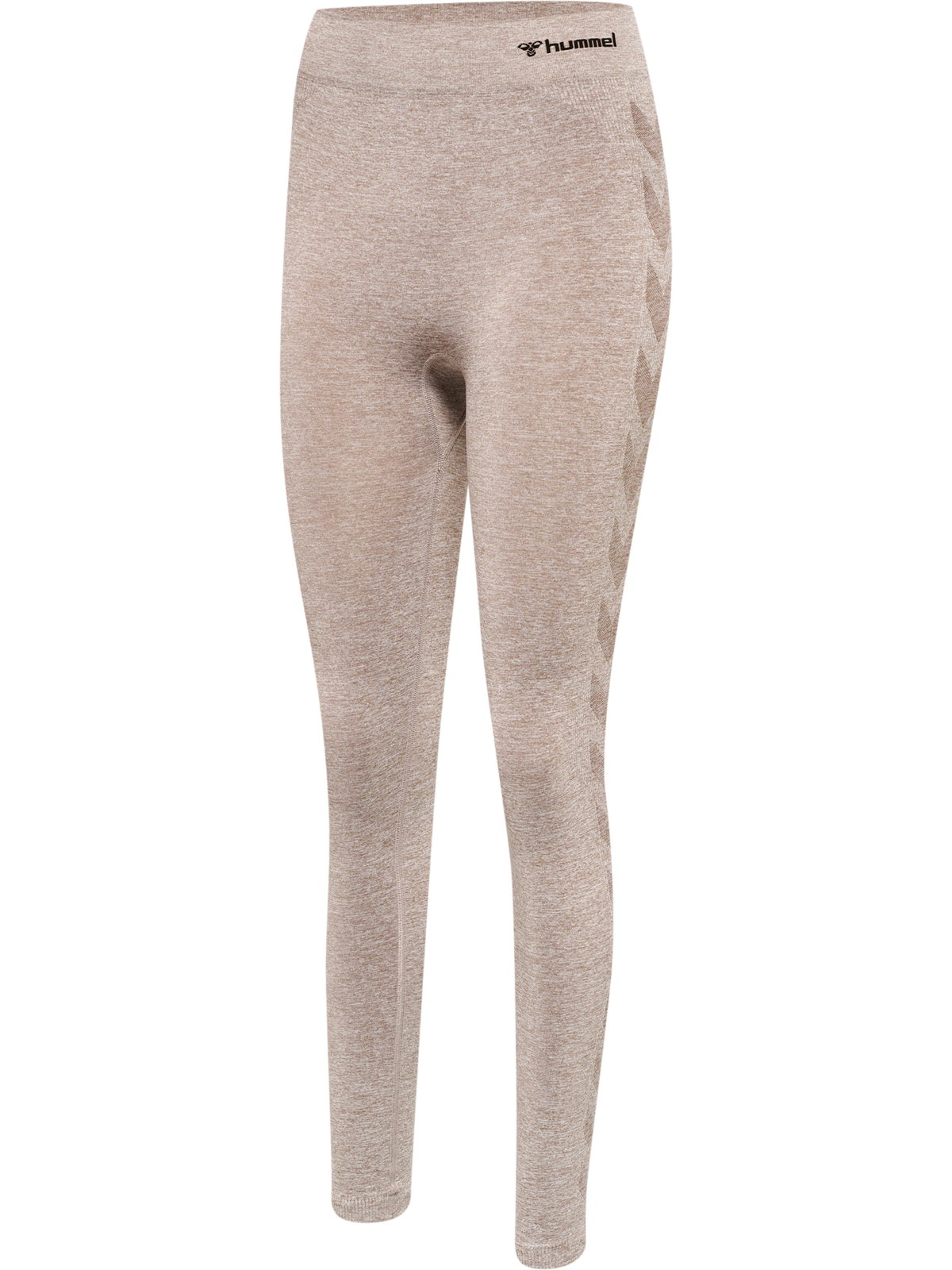hummel Ci Seamless Mid Waist Tights Driftwood Melange