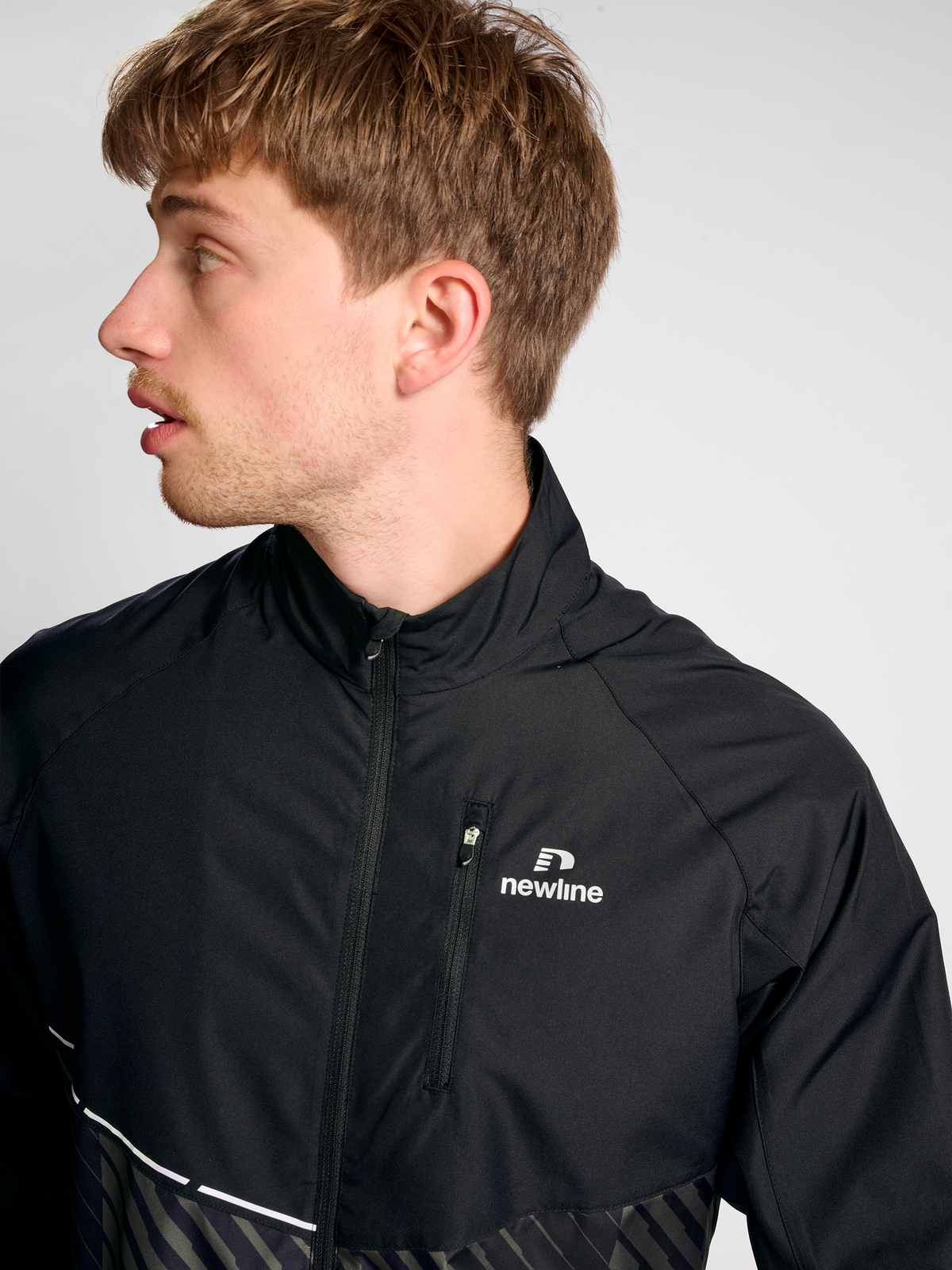 Newline Pace Jacket Black Beluga Aop