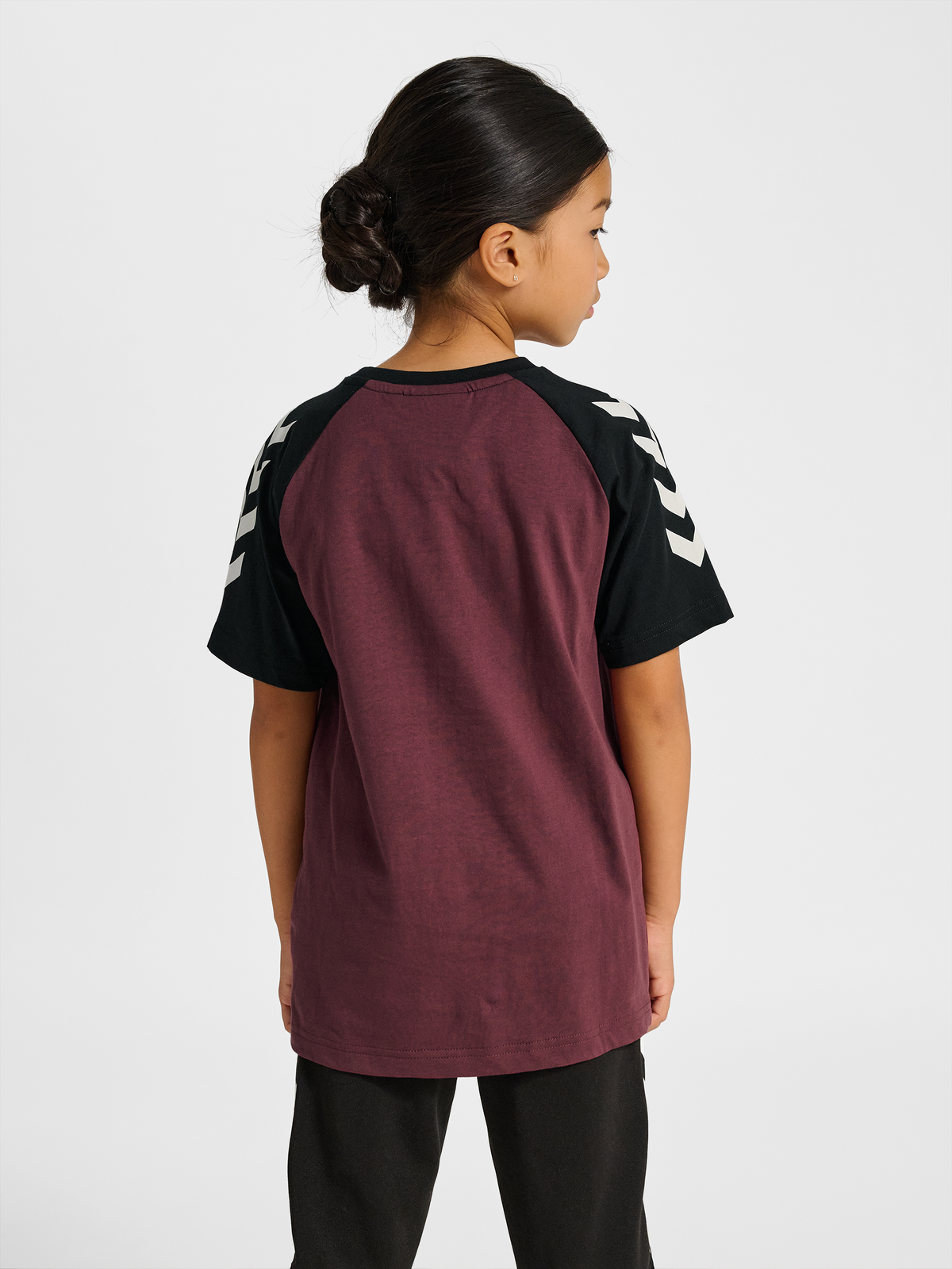 hummel Jr Logo T-shirt S/S Vineyard Wine