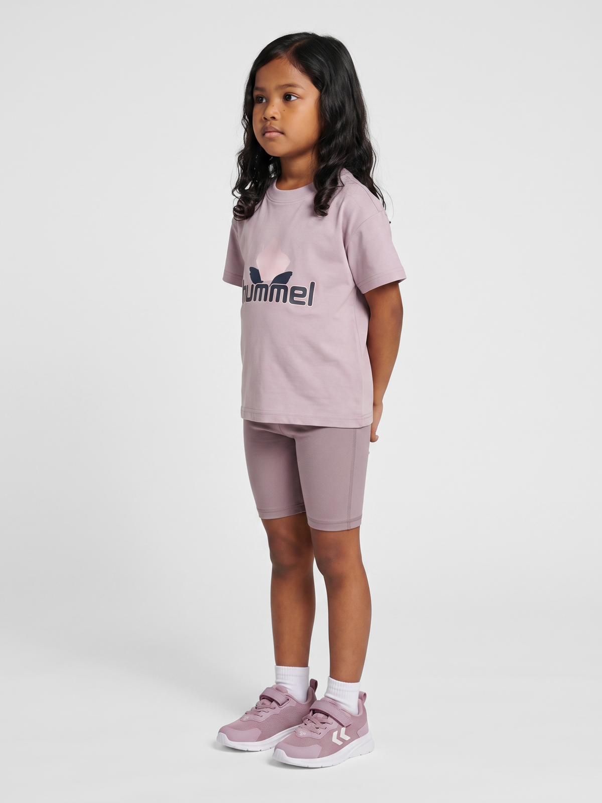 hummel Jr Boxy Graphic T-shirt S/S Sea Fog