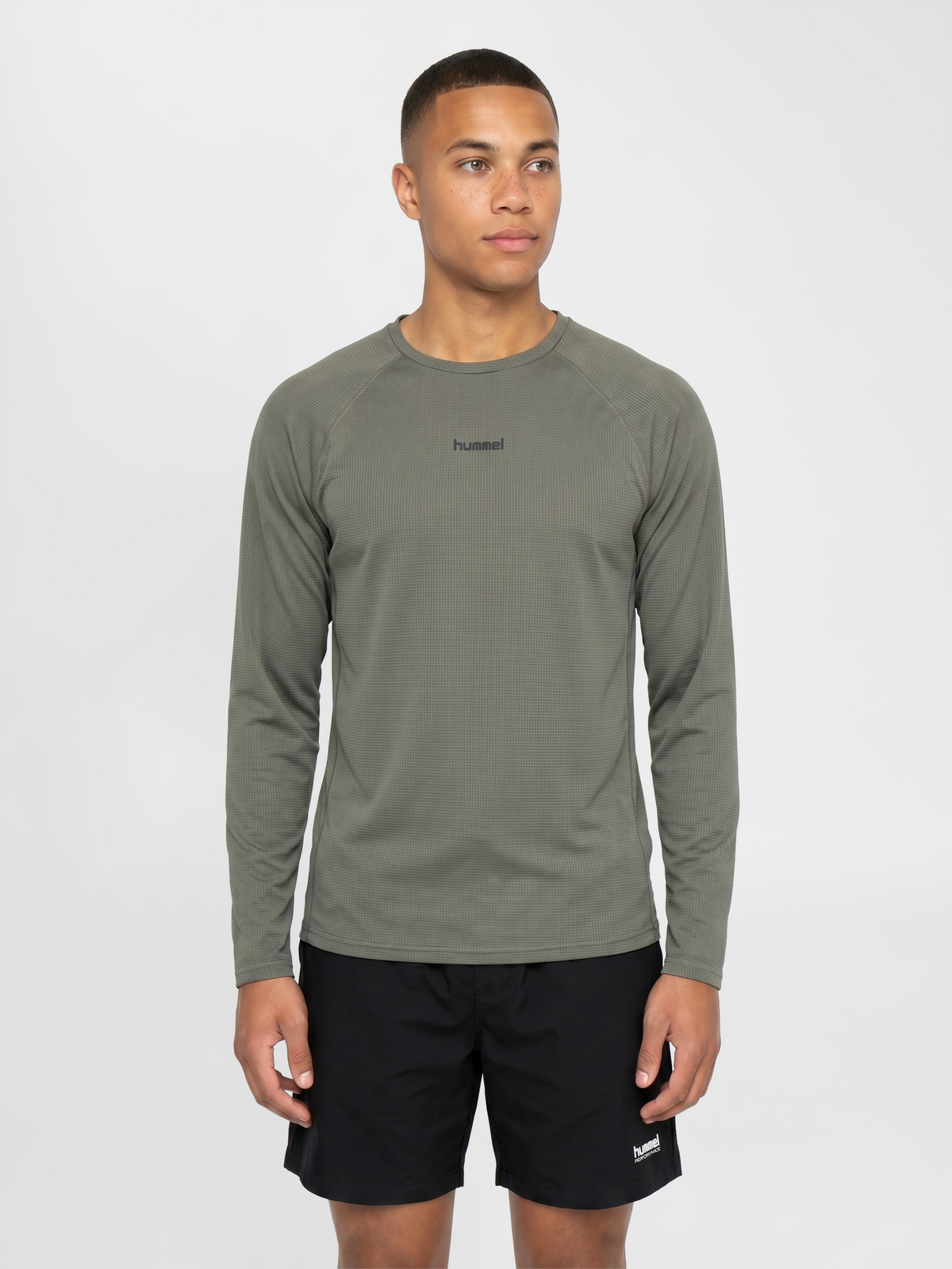 hummel Momentum T-shirt L/S Castor Gray