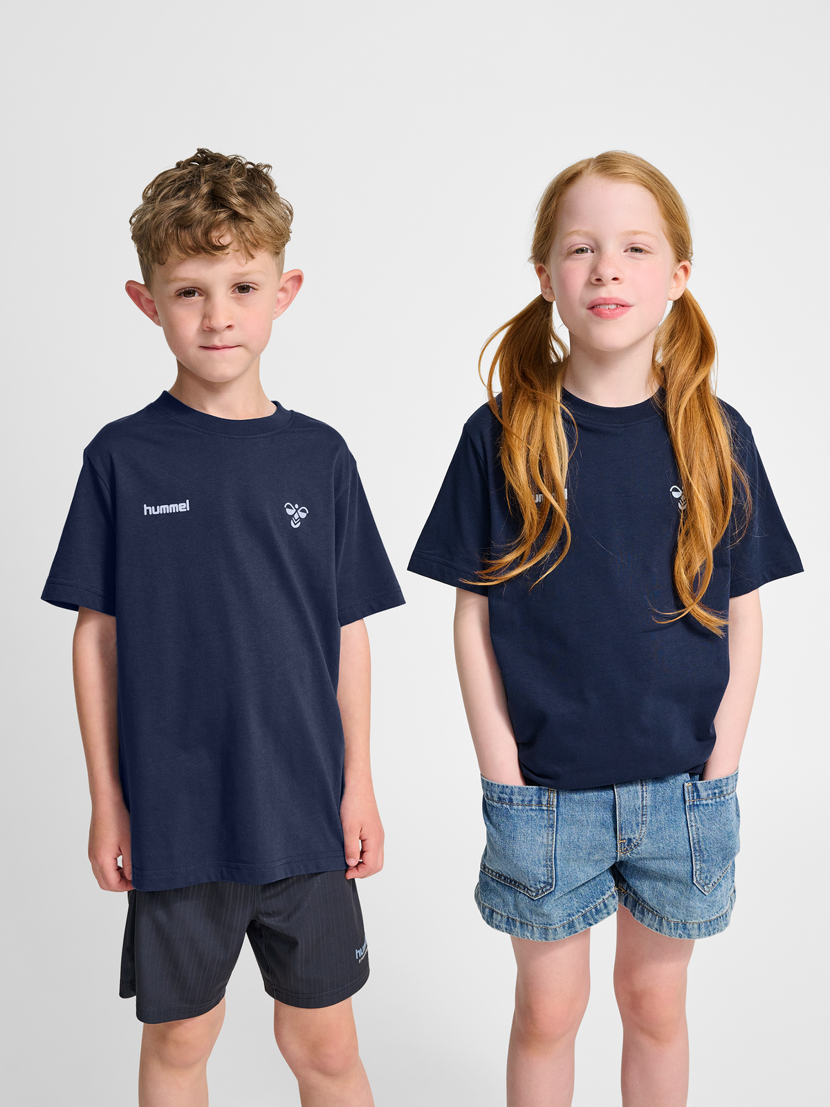 hummel Jr Graphic T-shirt S/S Dress Blues