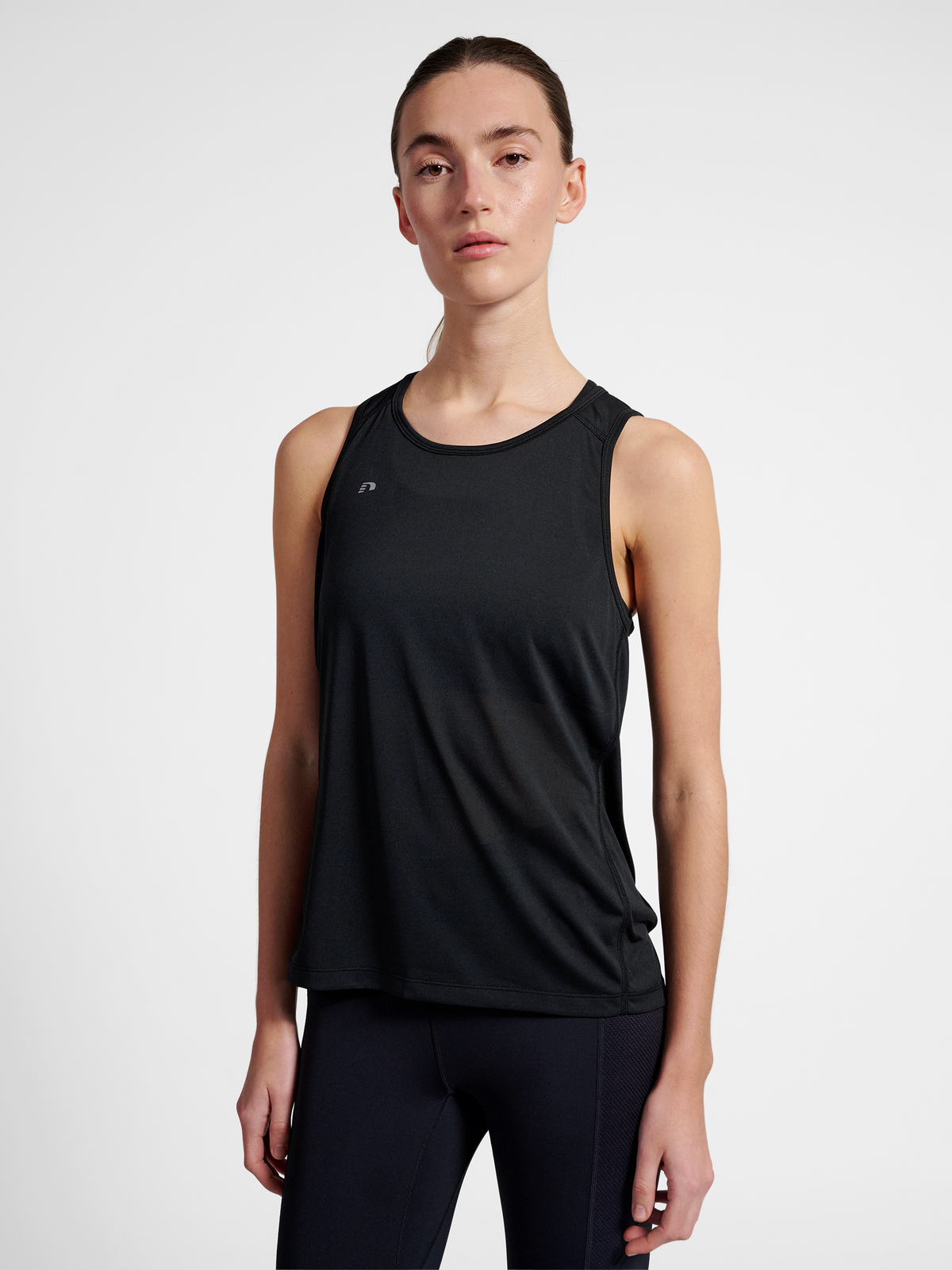Newline Beat Singlet W Black