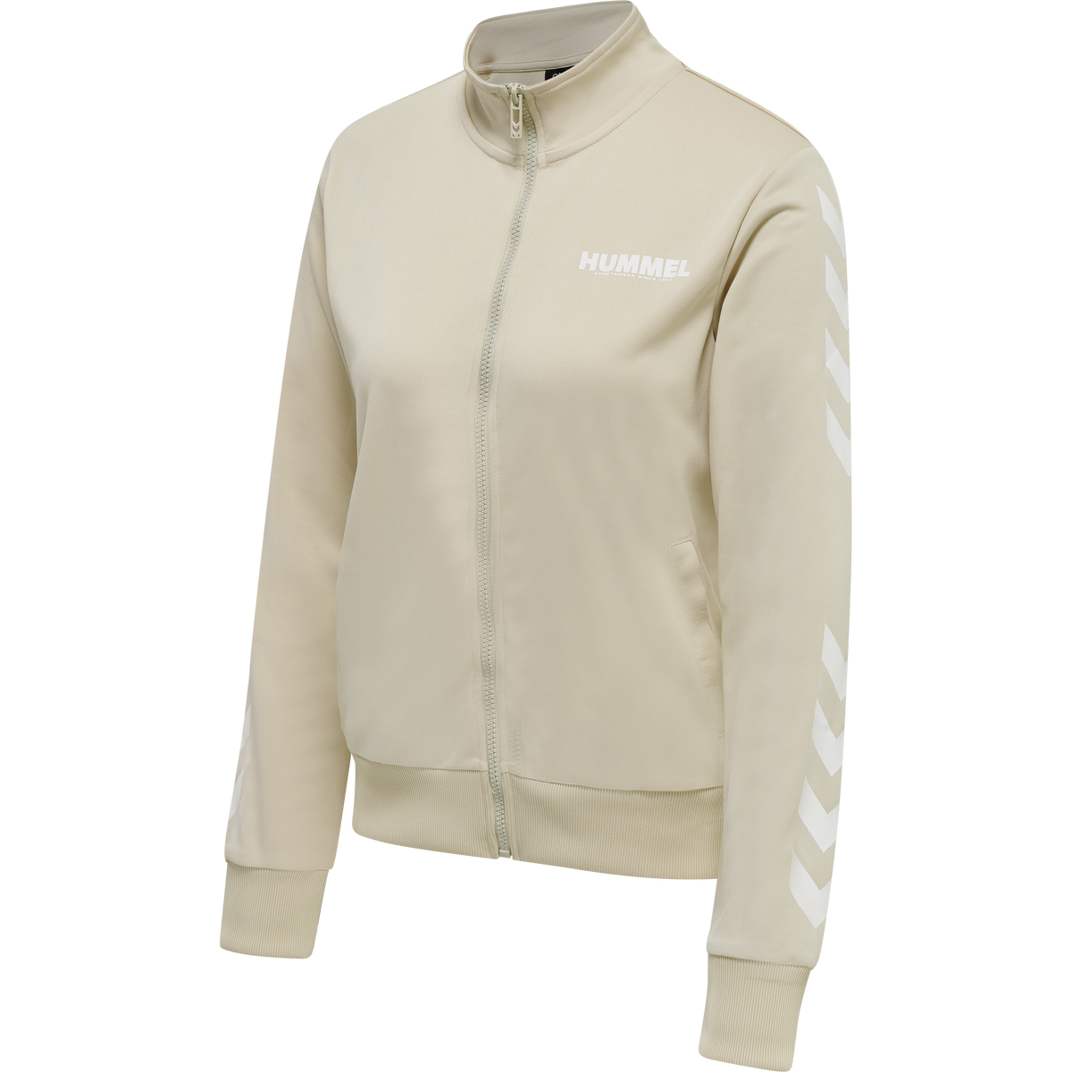 hummel Legacy Poly Woman Zip Jacket Pumice Stone