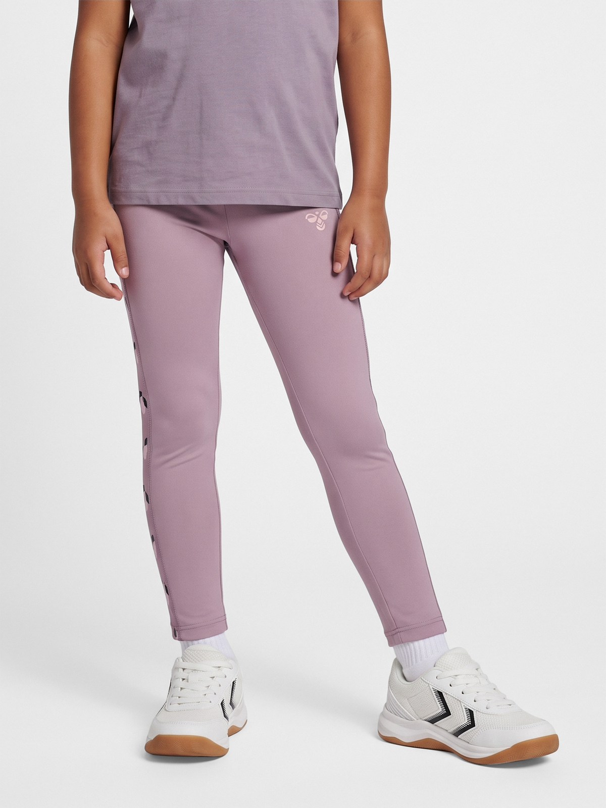 hummel Jr Aop Gym Tights Sea Fog