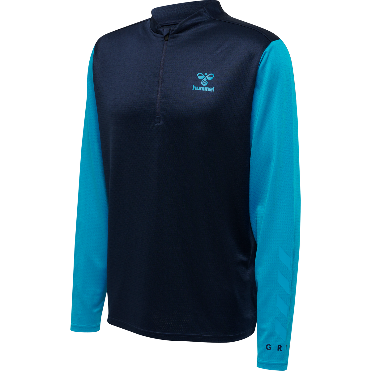 hummel Ongrid 1/2 Zip Poly Sweat Marine/Atomic Blue