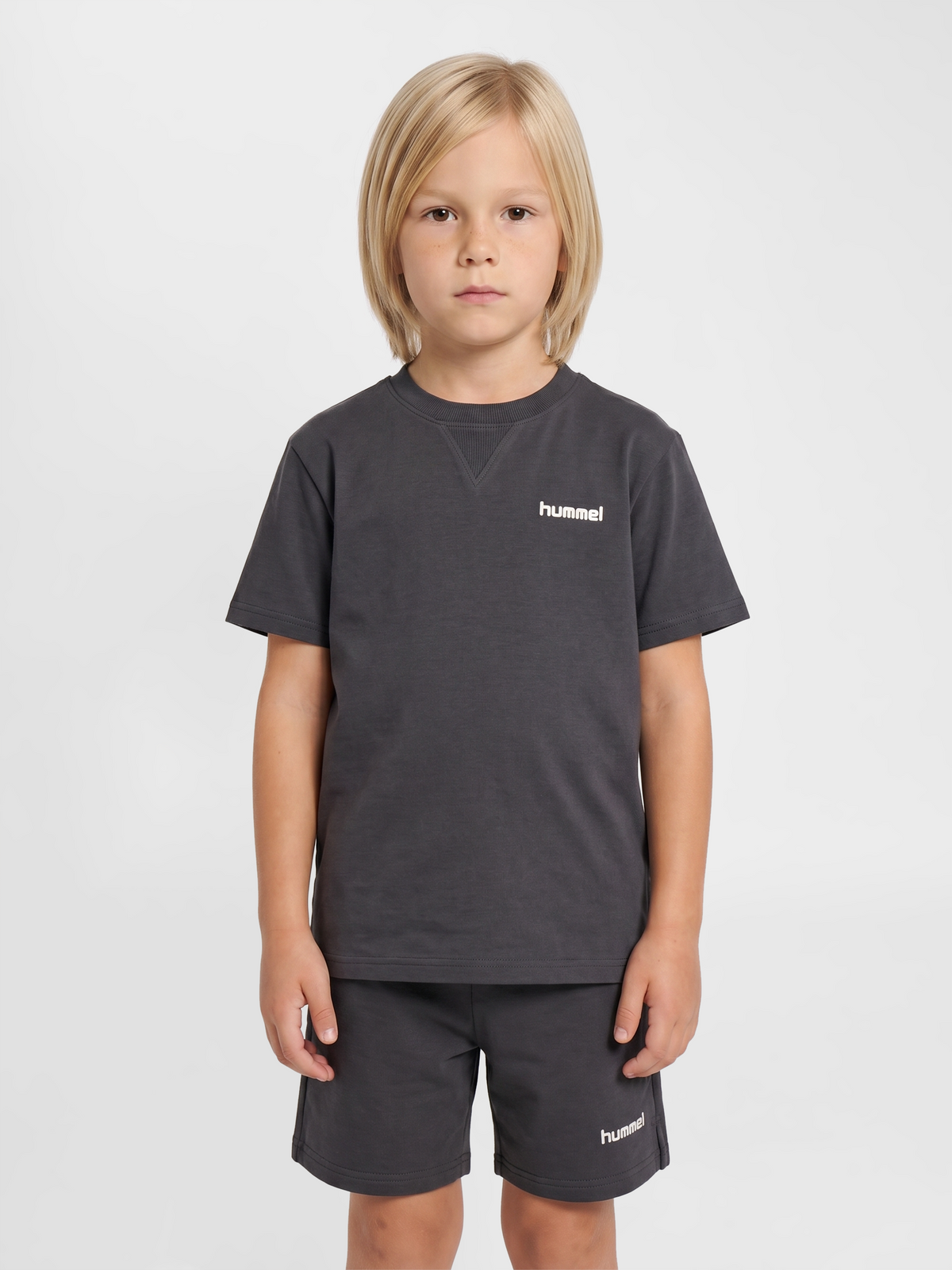 hummel Jr Light Sweat T-shirt S/S Ebony