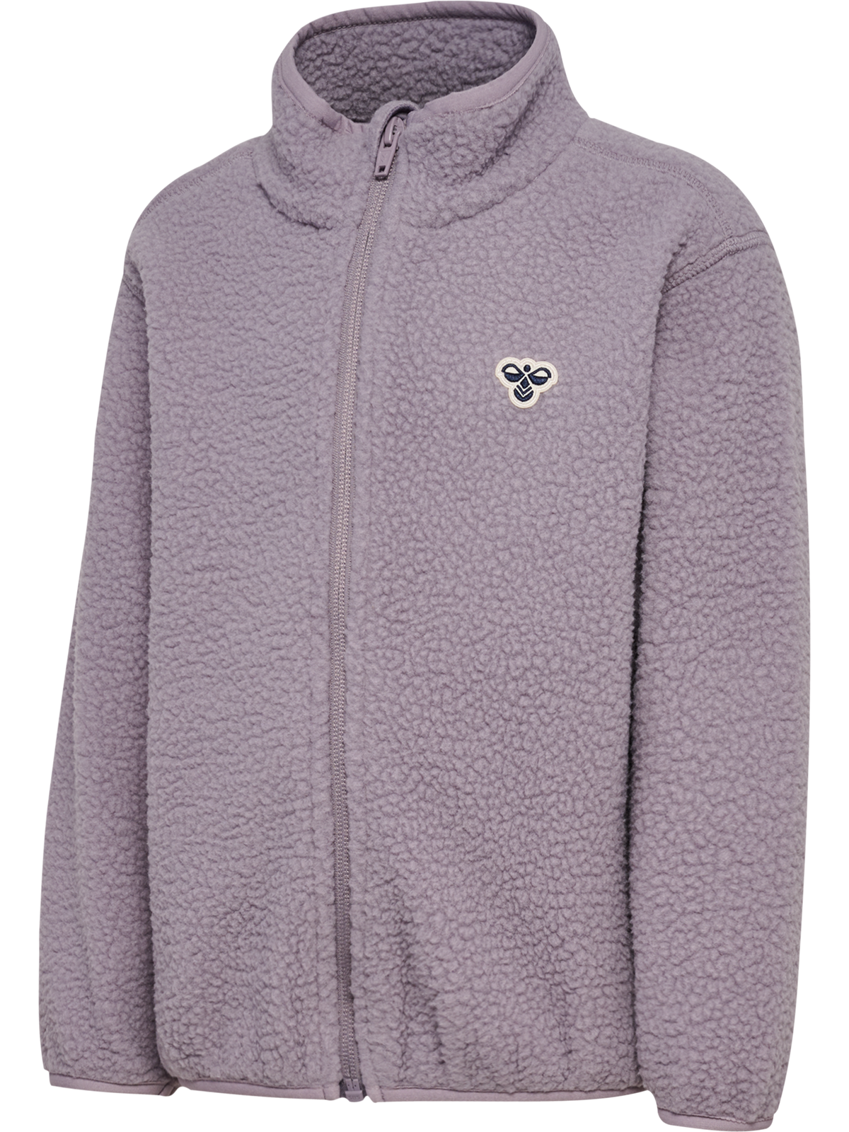 hummel Jr Atlas Fleece Zip Jacket Gray Ridge