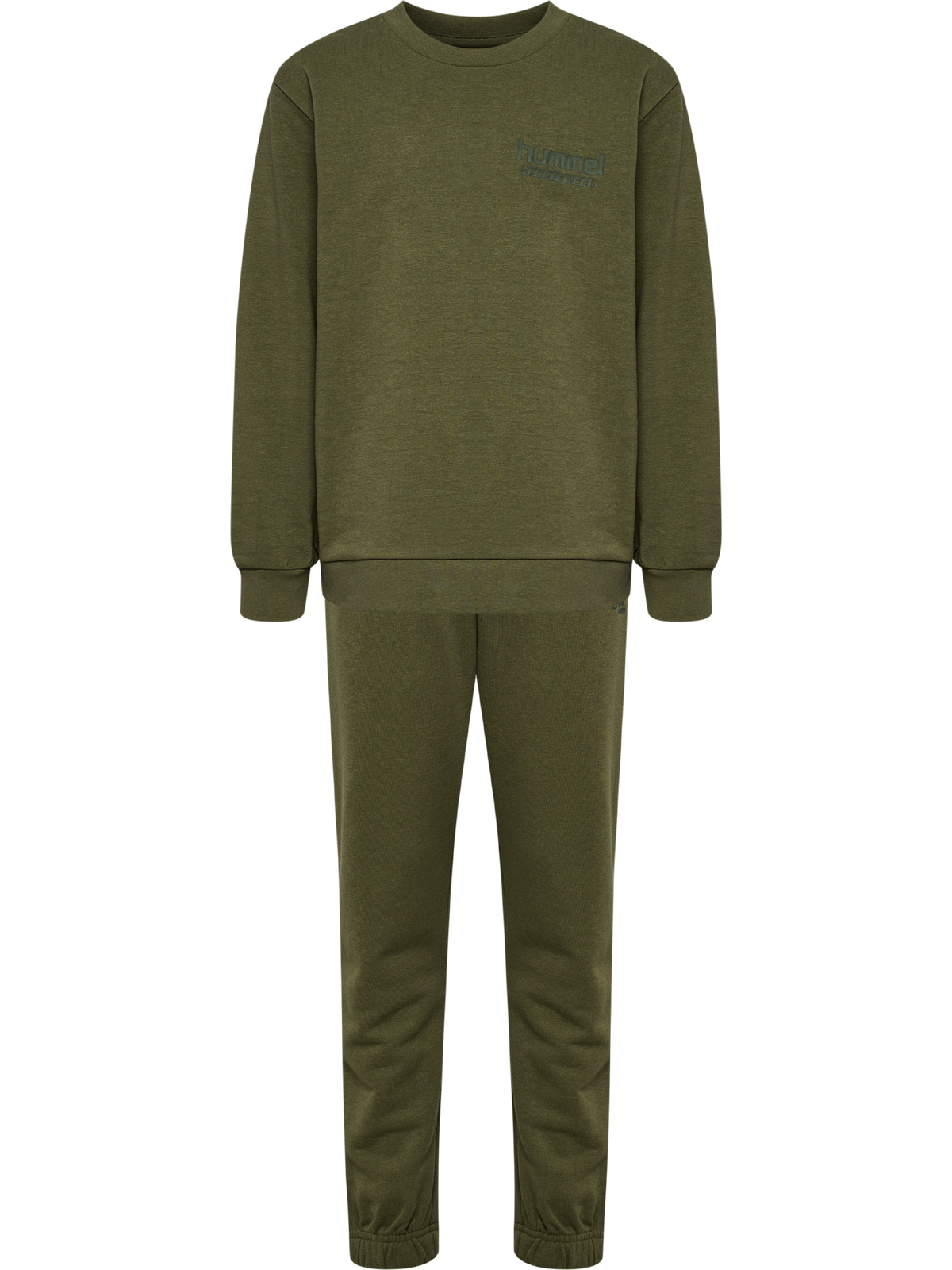 hummel Jr Base Sweat Set Winter Moss