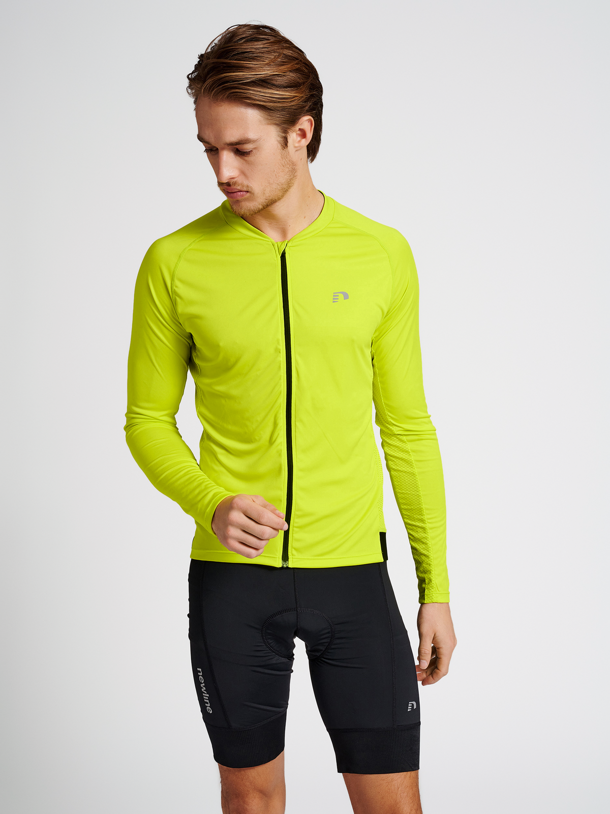 Newline Mens Core Bike L/S Jersey Evening Primrose