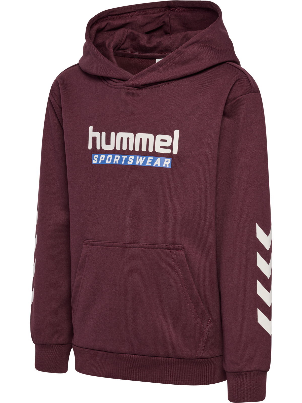 hummel Jr Logo Hoodie Vineyard Wine