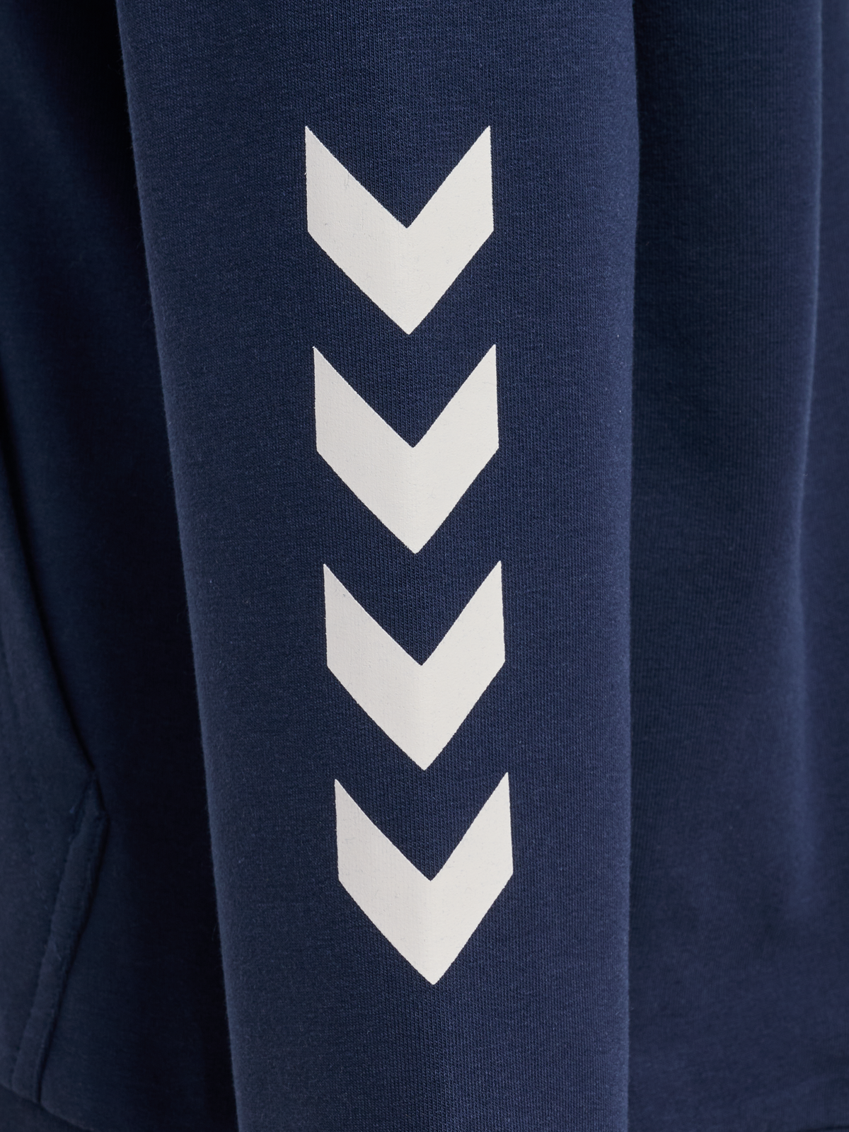 hummel Jr Reg Logo Hoodie Dress Blues
