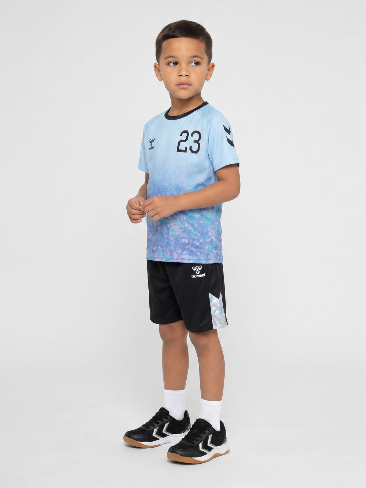 hummel Shimmer T-shirt S/S Skyway/Black