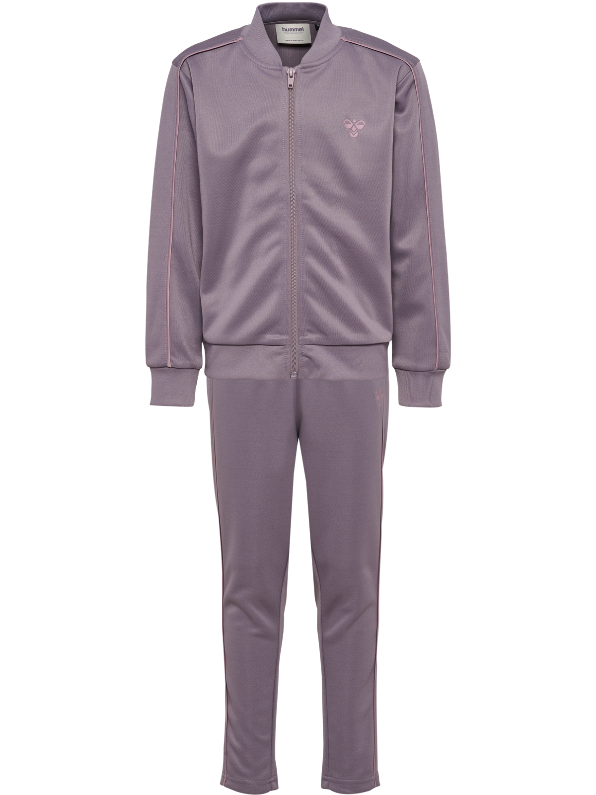 hummel Jr Reg Tukas Track Suit Gray Ridge