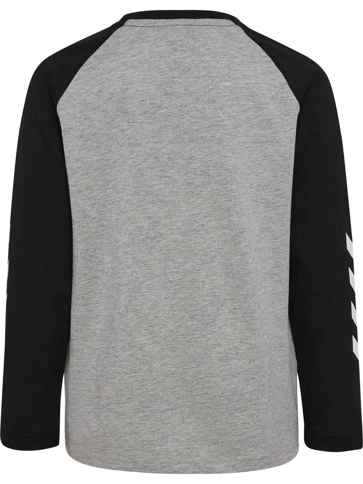 hummel Jr Logo T-shirt L/S Grey Melange