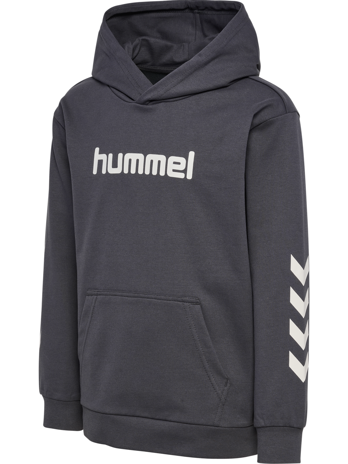 hummel Jr Logo Hoodie Ebony