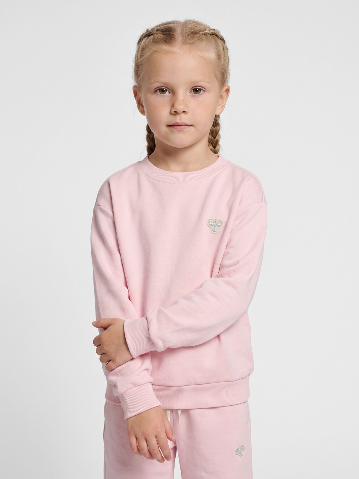 hummel Jr Loose Crewneck Bee Pale Lilac