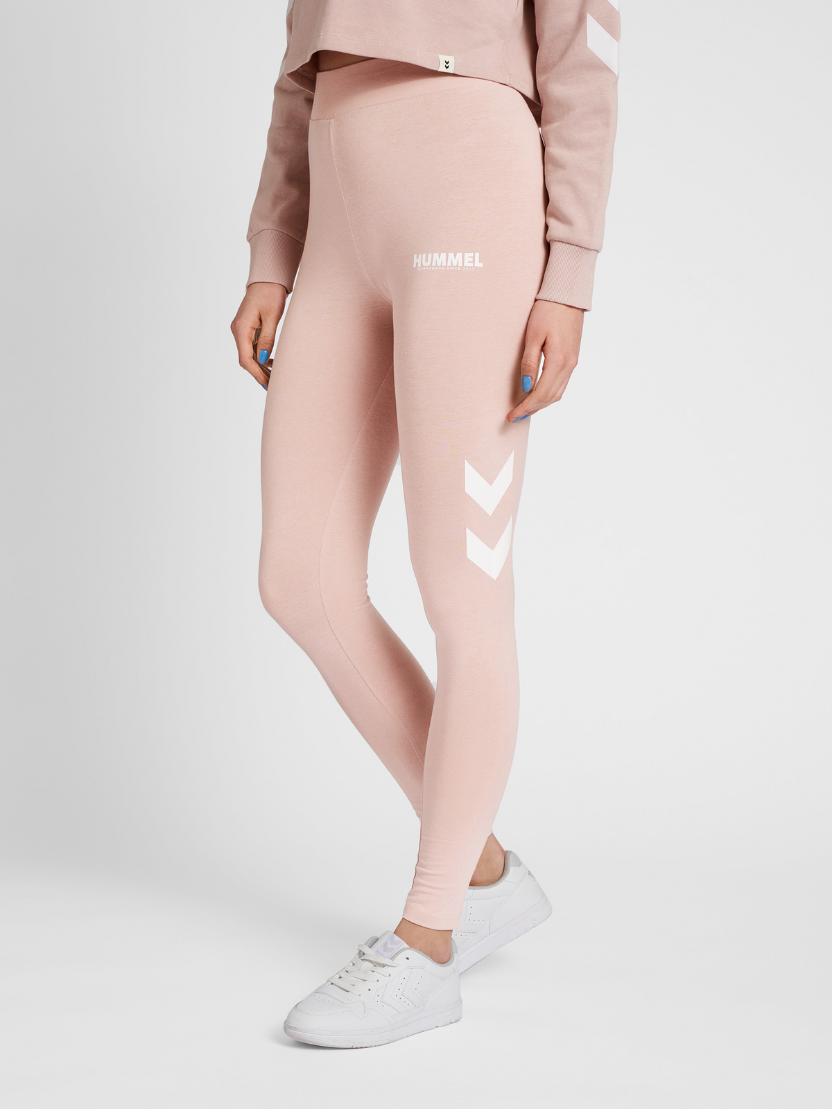 hummel Legacy Woman High Waist Tights Chalk Pink