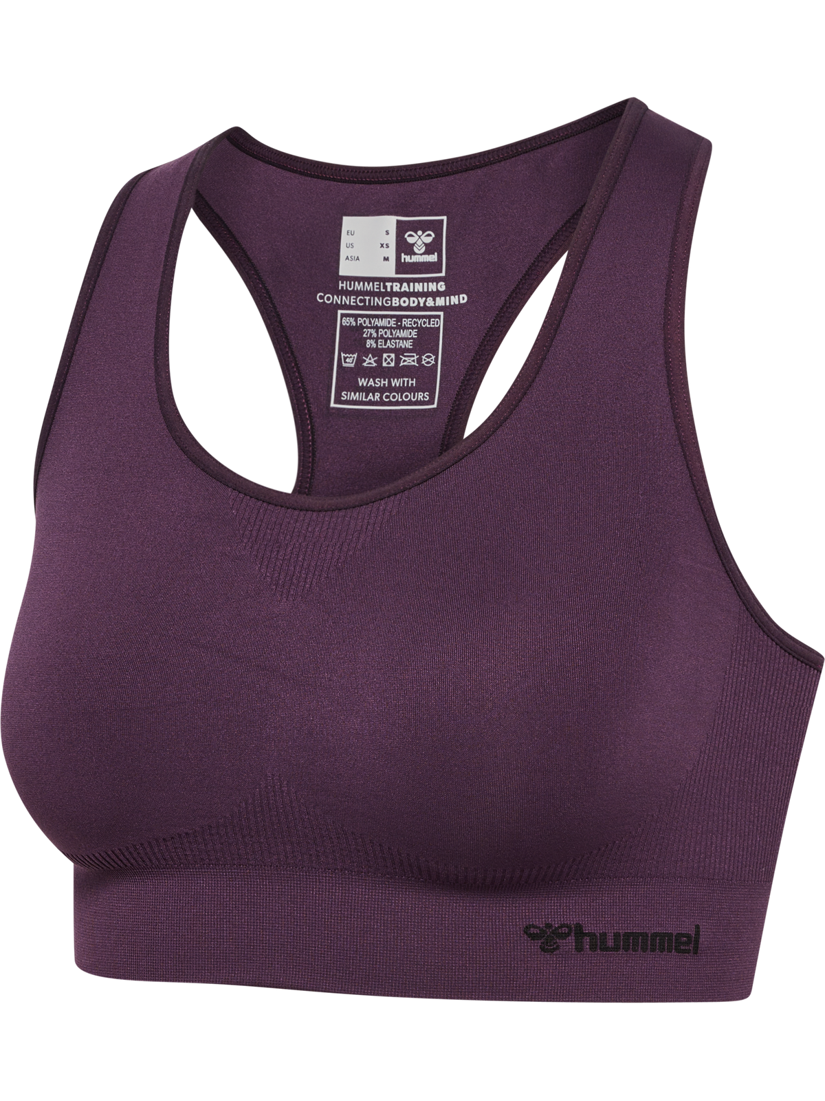hummel Tif Seamless Sports Top Plum Perfect