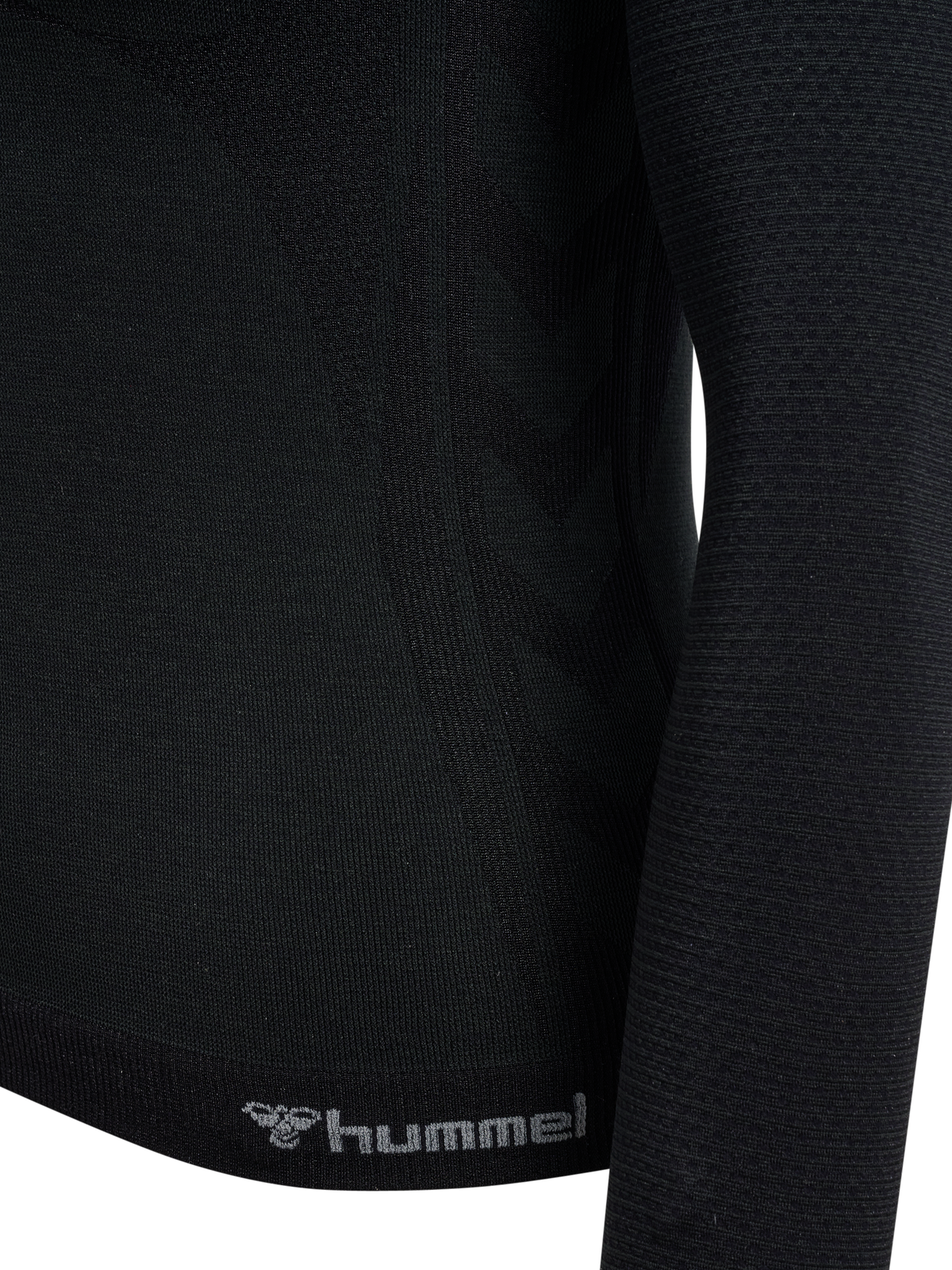 hummel Clea Seamless Tight T-shirt L/S Black Melange