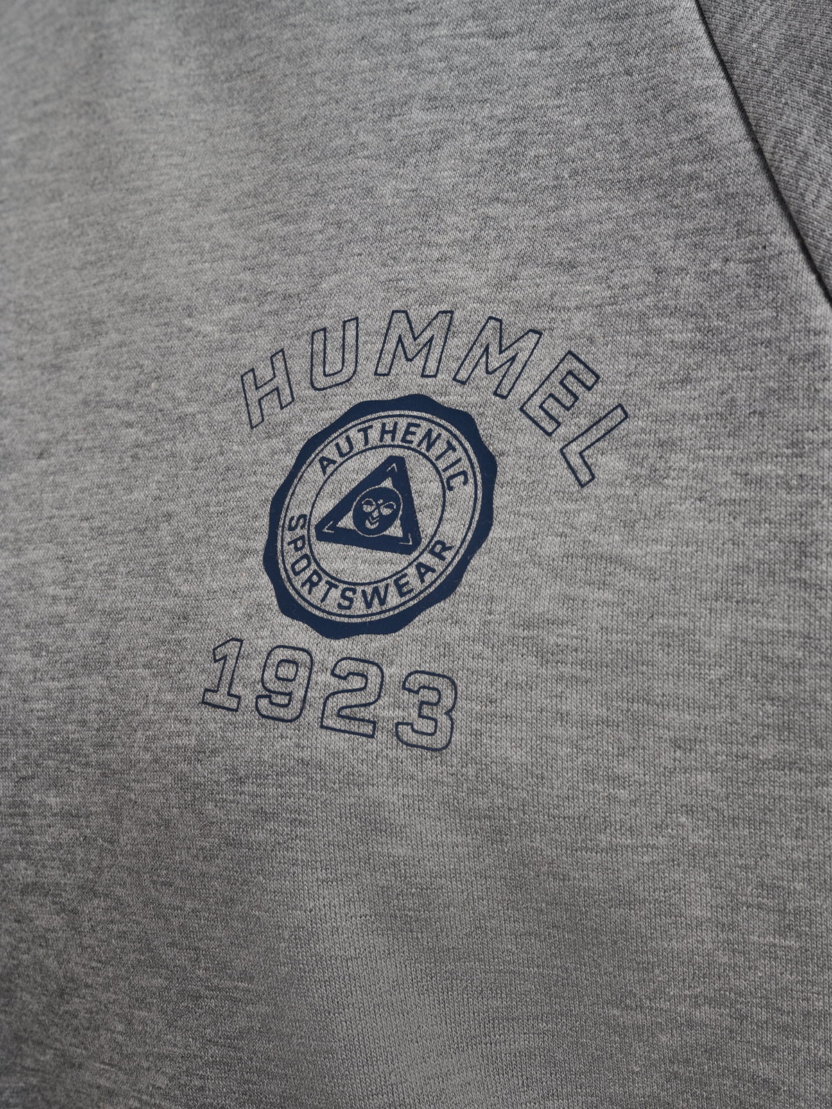 hummel Keeper W Boxy Graphic Crewneck Light Grey Melange