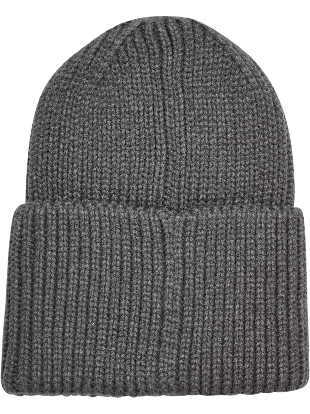 hummel Jr Heavy Rib Knit Beanie Dark Gull Gray