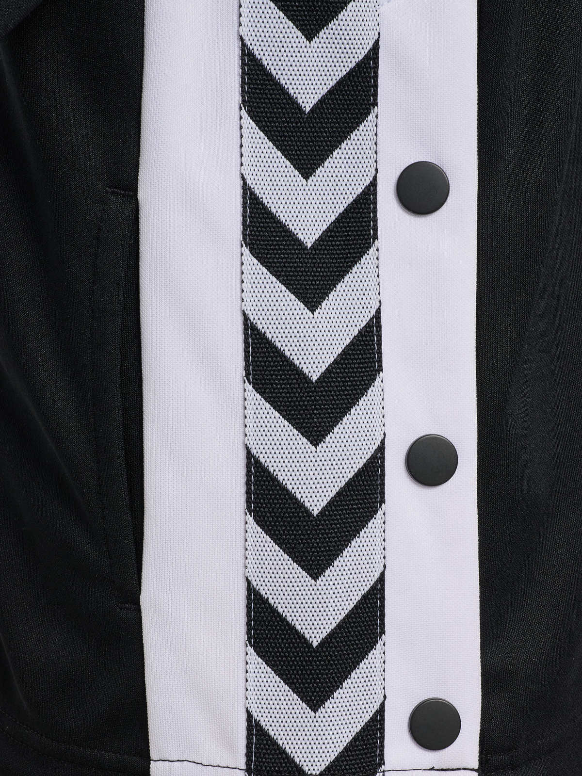 hummel Jr Chevron Zip Jacket Black