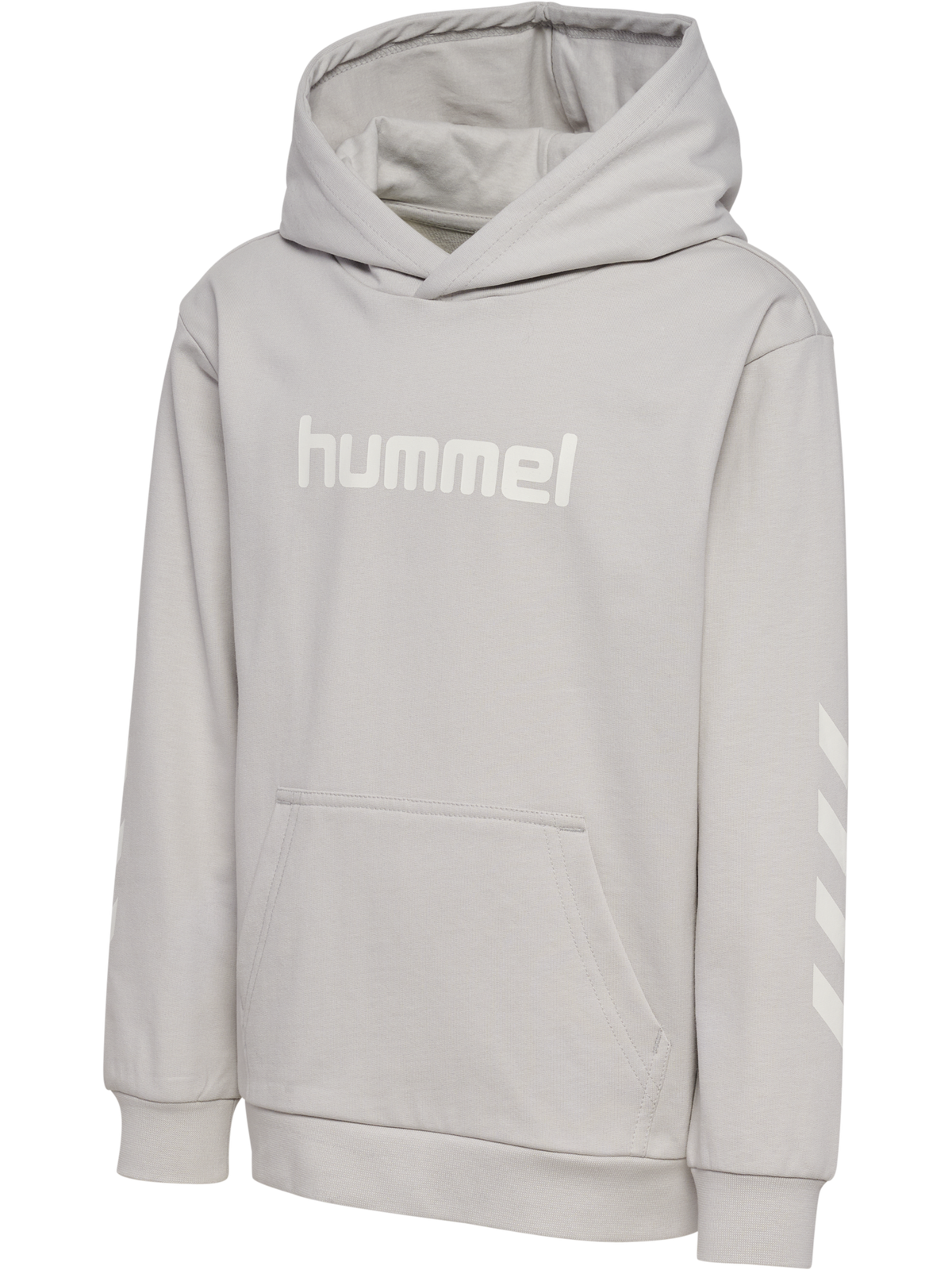 hummel Jr Logo Hoodie Lunar Rock