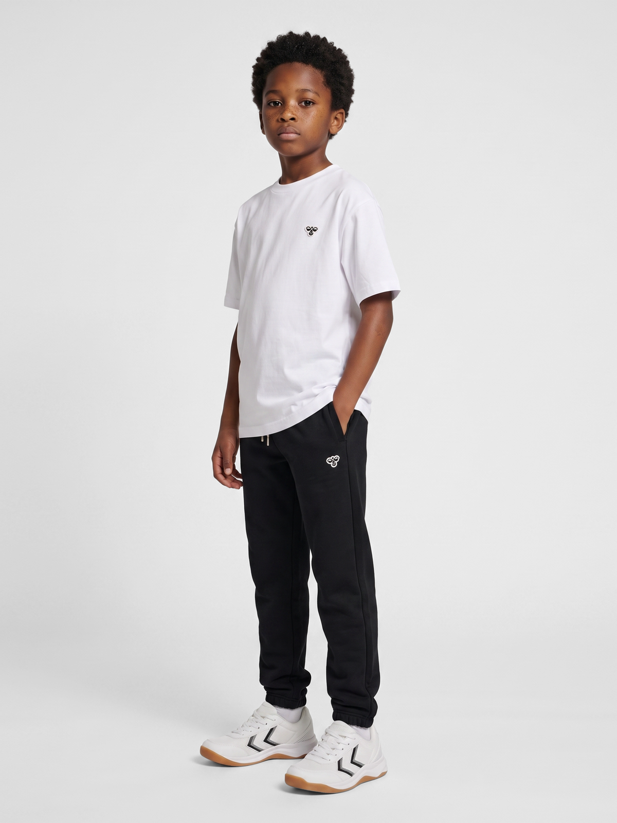 hummel Jr Loose T-shirt S/S Bee Bright White
