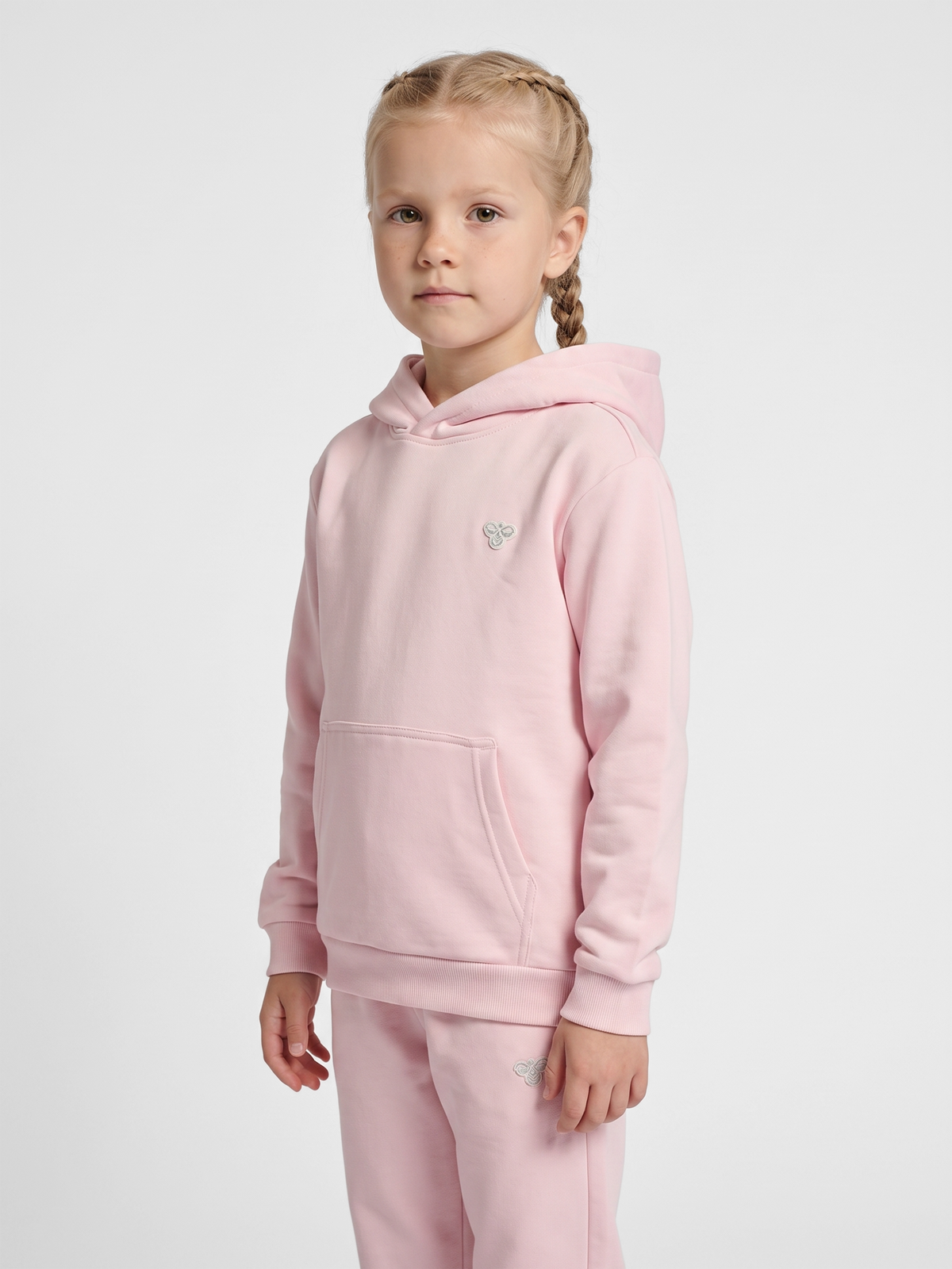 hummel Jr Loose Hoodie Bee Pale Lilac