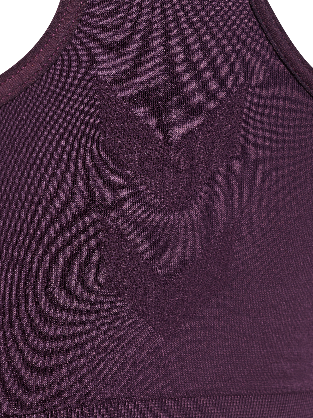 hummel Tif Seamless Sports Top Plum Perfect