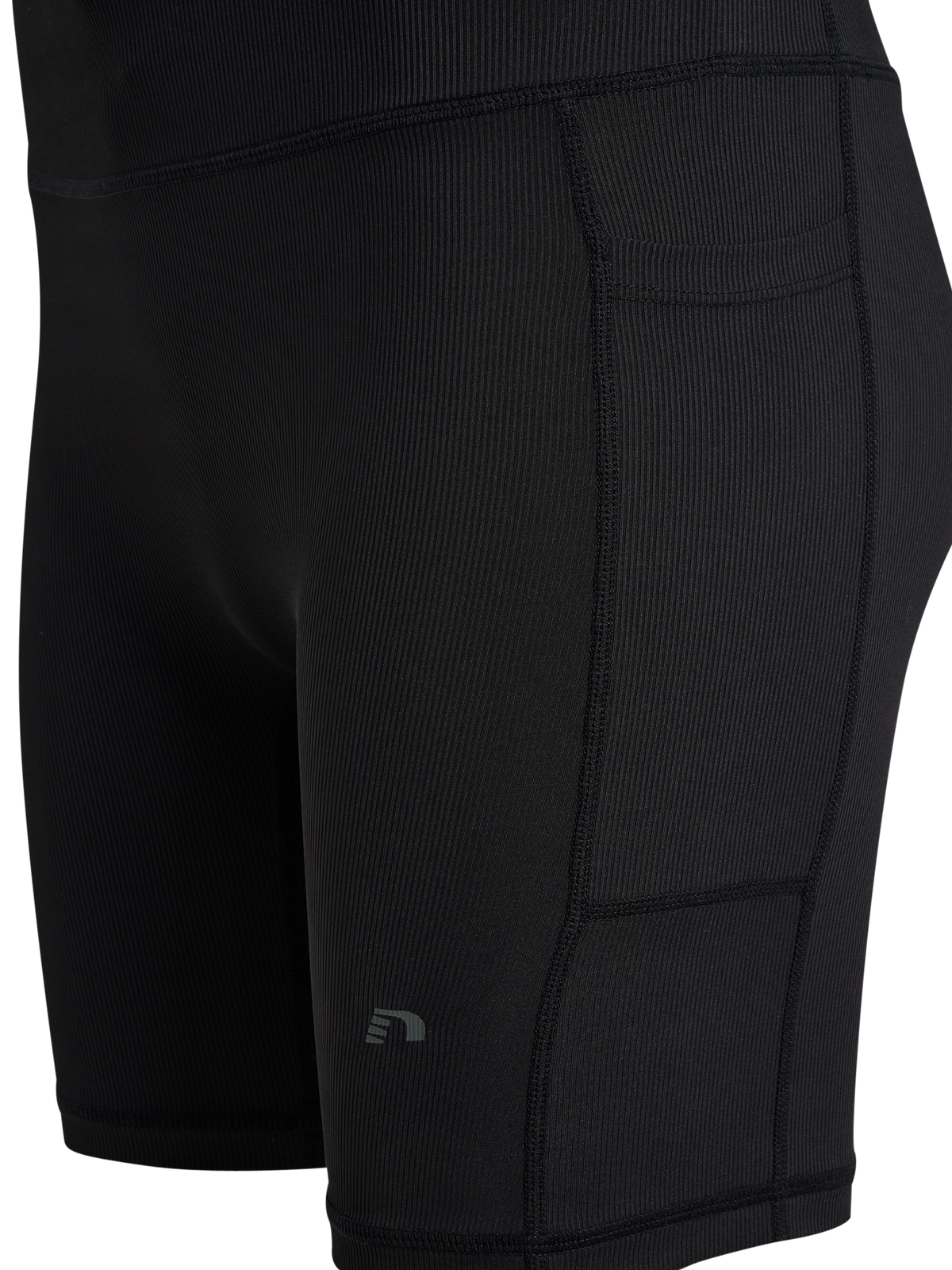 Newline Eclipse Rib Short Tights Black