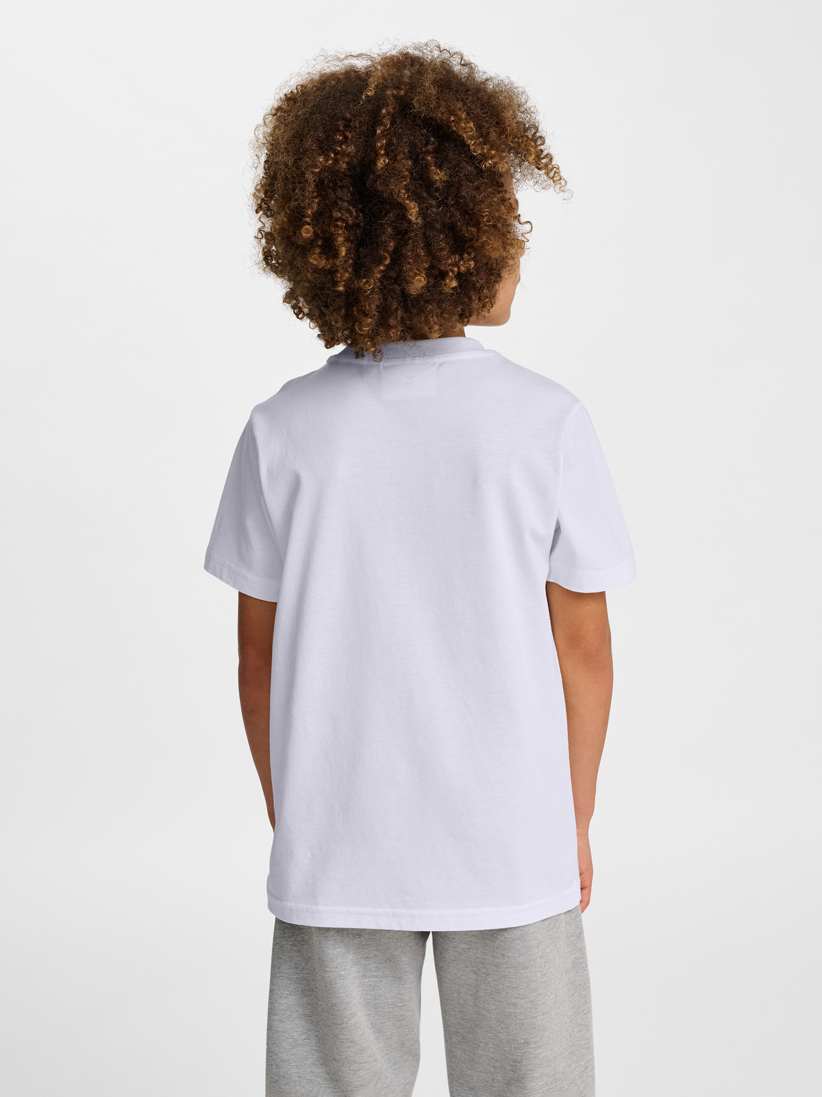 hummel Jr Base T-shirt S/S White