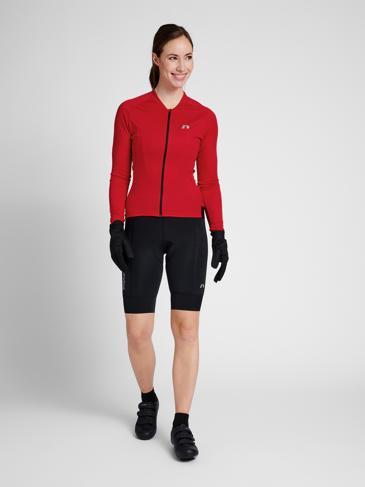Newline Womens Core Bike L/S Jersey Tango Red