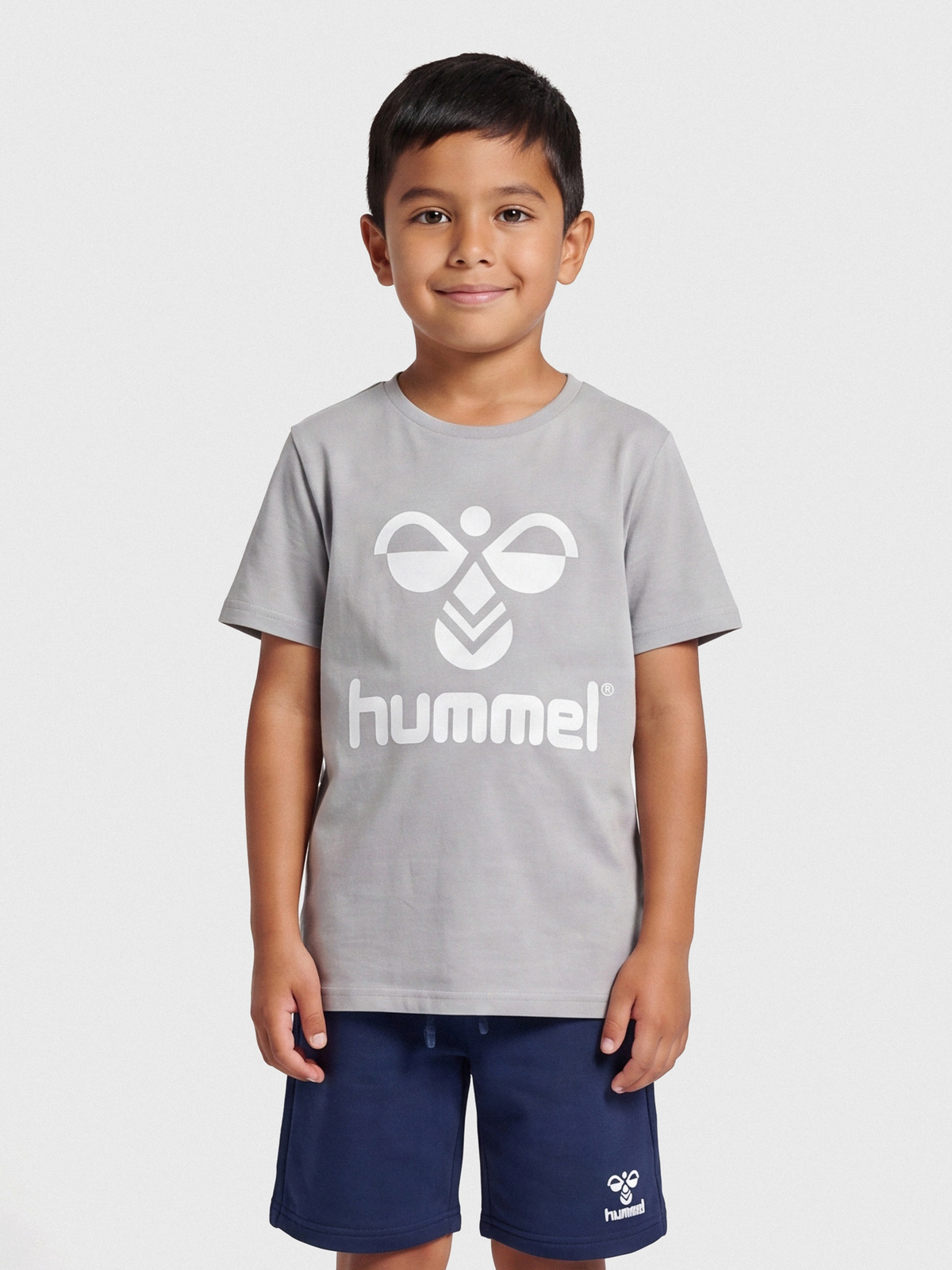 hummel Tres T-shirt S/S Grey Melange