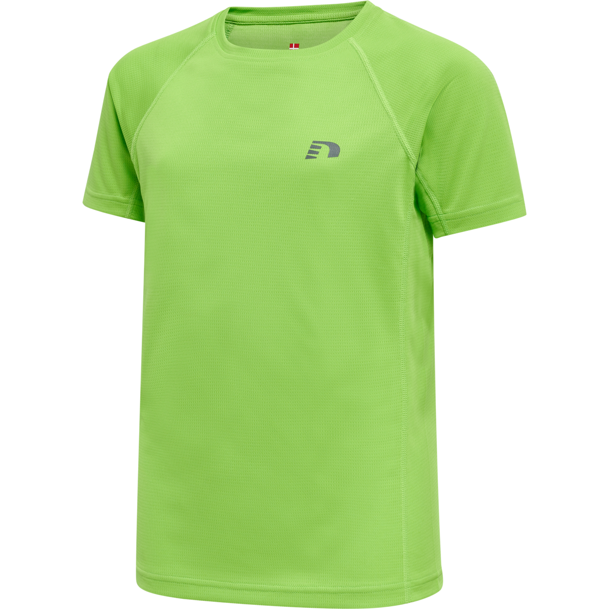 Newline Kids Core Running T-shirt S/S Green Flash