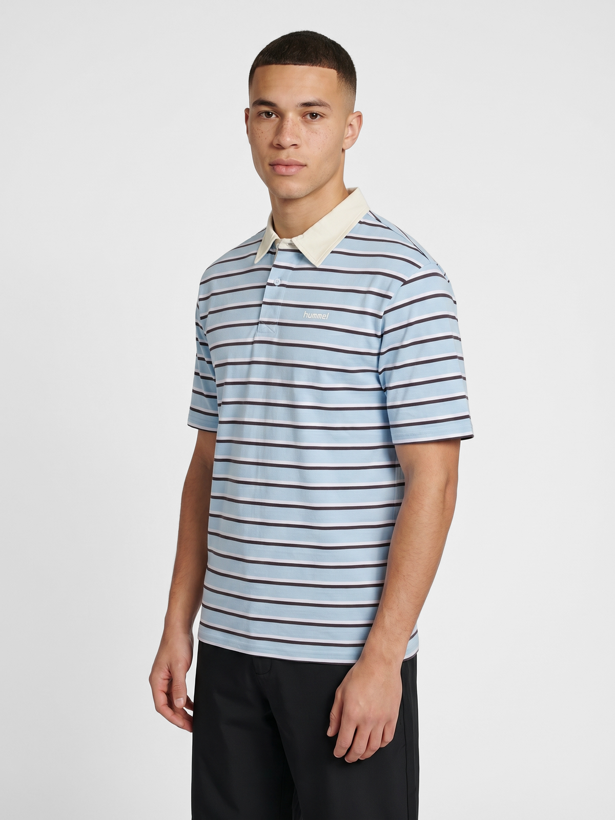 hummel I-D Polo S/S Floaty Blue