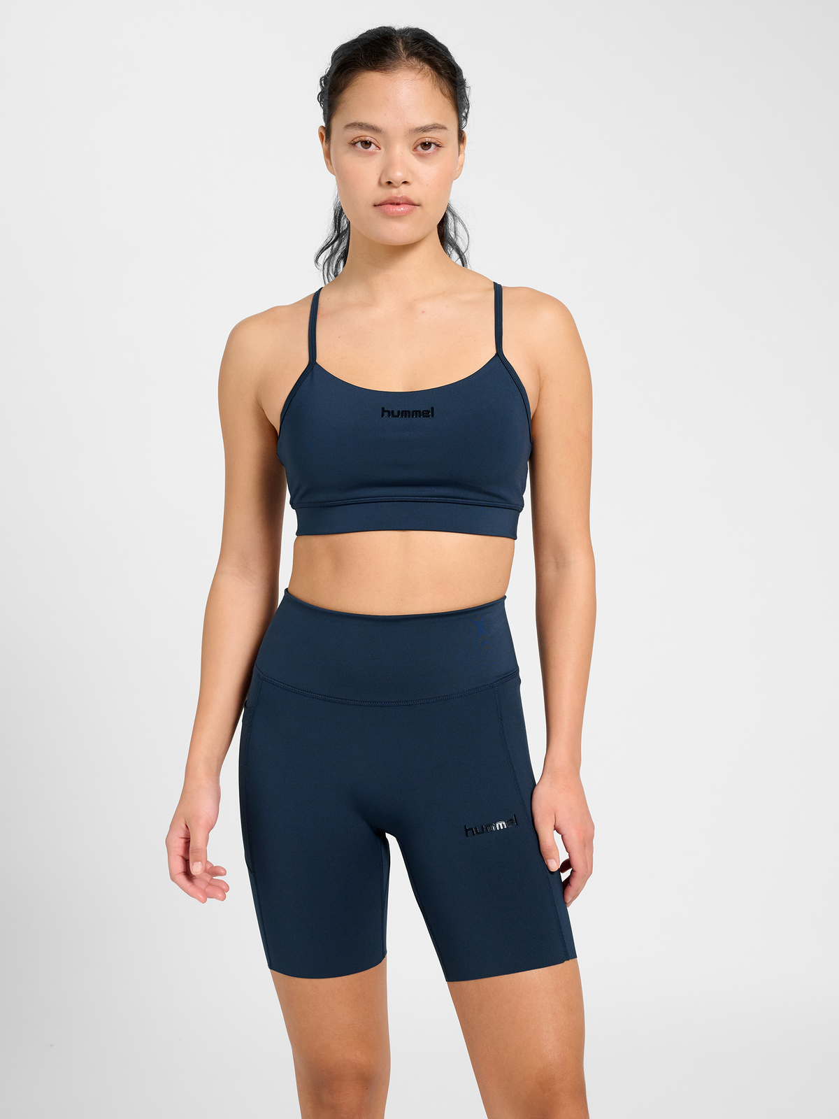 hummel Prima Medium Support Bra Dress Blues