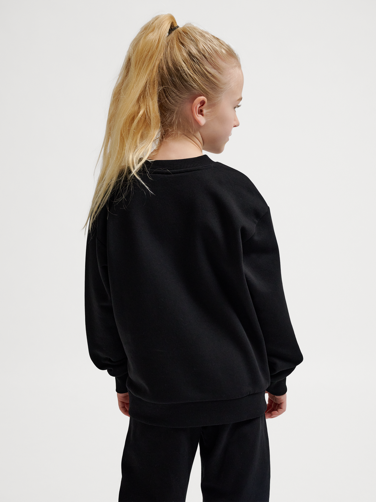 hummel Jr Loose Crewneck Bee Black
