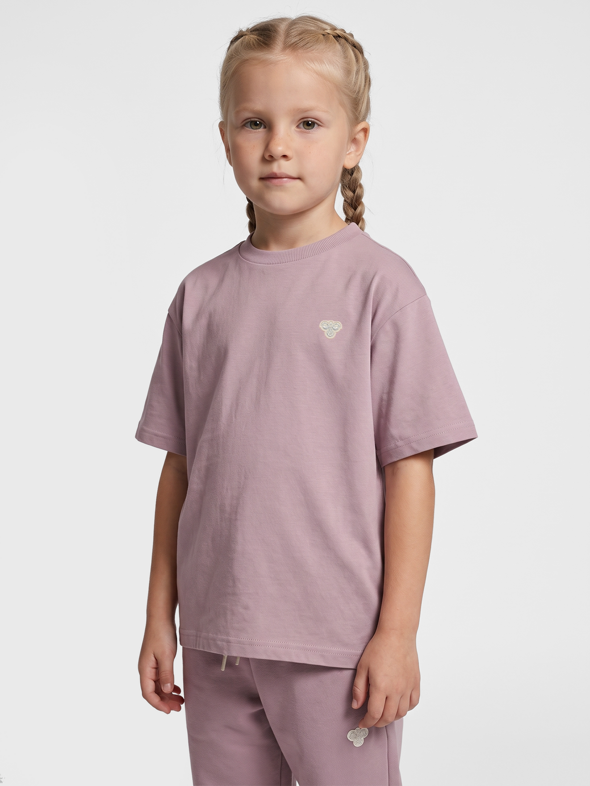hummel Jr Loose T-shirt S/S Bee Sea Fog