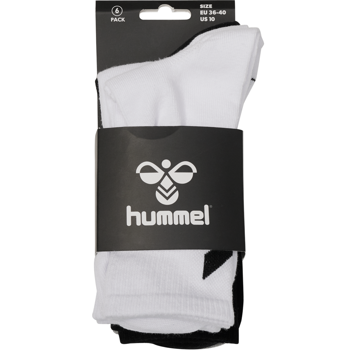 hummel Chevron 6-PACK Socks Black/White/Grey