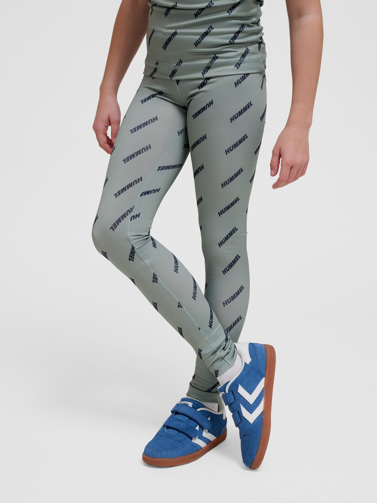 hummel Silje Tights Iceberg Green