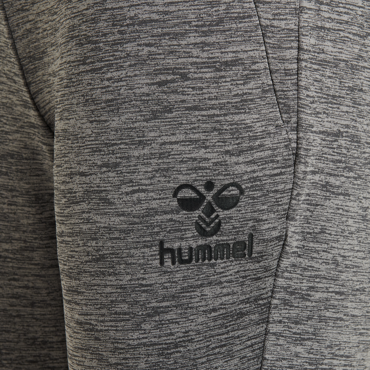 hummel Selby Tapered Pants Dark Grey Melange