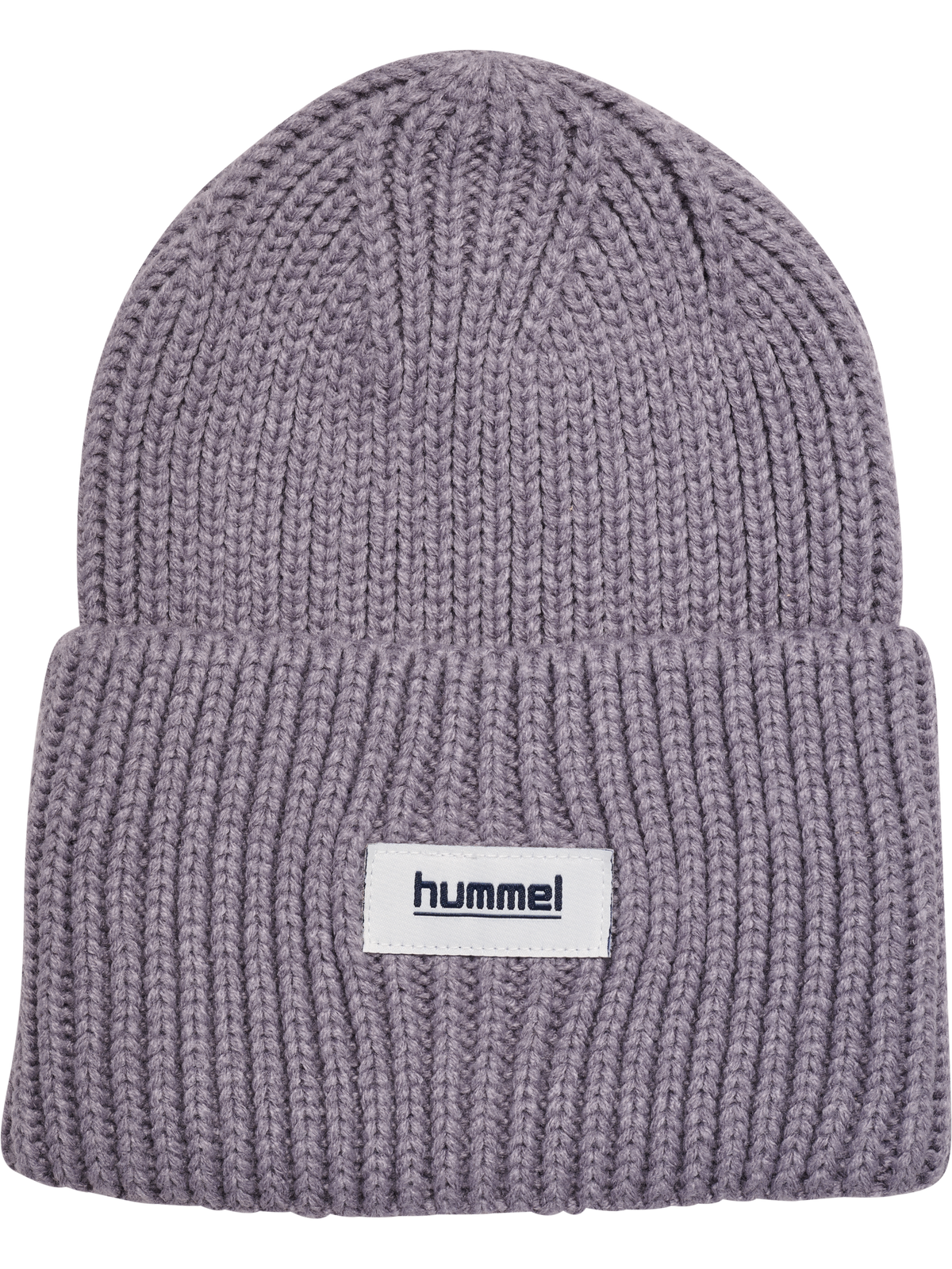 hummel Jr Heavy Rib Knit Beanie Gray Ridge