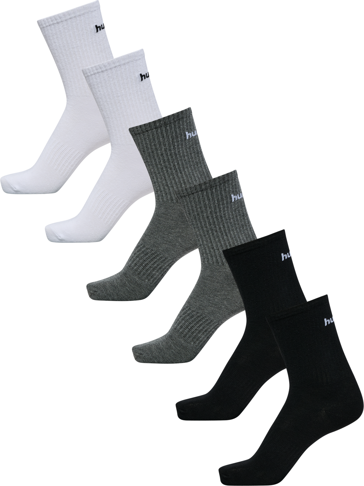 hummel Crew 6-PACK Socks Multi Colour