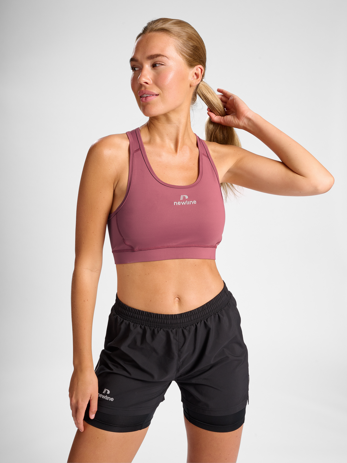 Newline Beat Bra Maroon