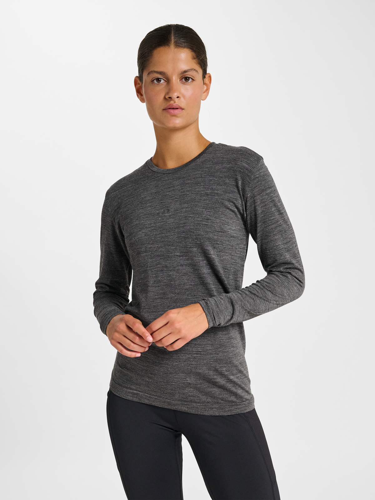 Newline Therma Wool Blend T-shirt L/S W Black