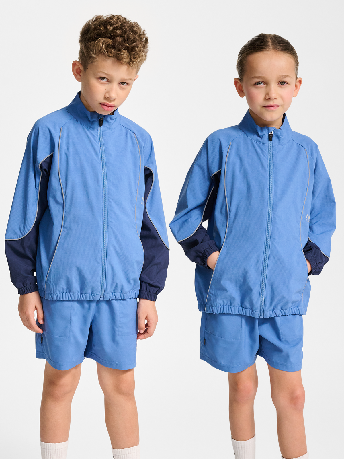 hummel Jr Woven Zip Jacket Riverside