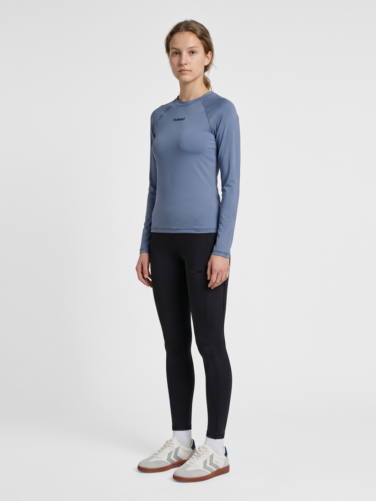 hummel Prima W T-shirt L/S Flint Stone