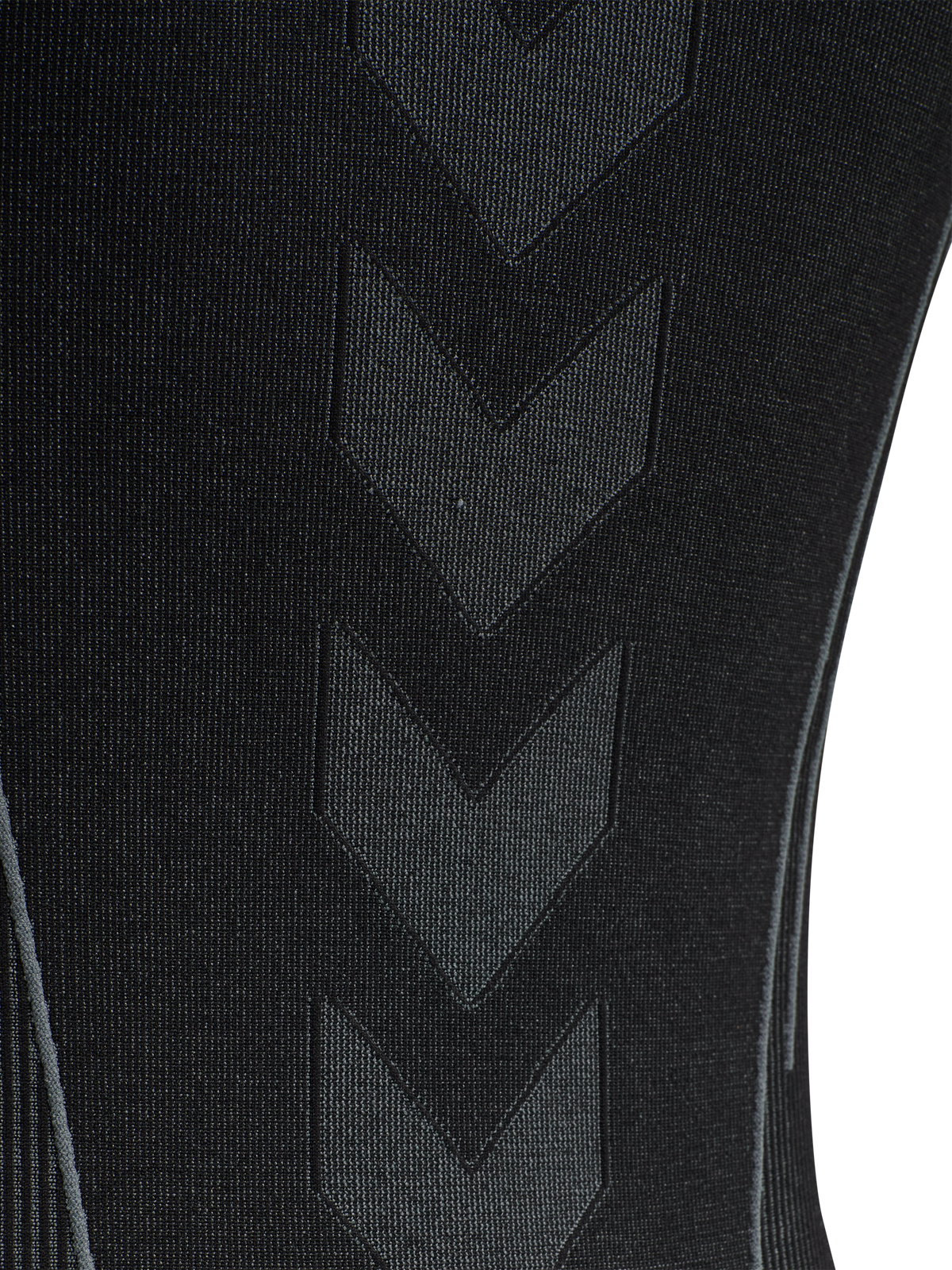 hummel Te Christel Seamless Top Black/Asphalt Melange
